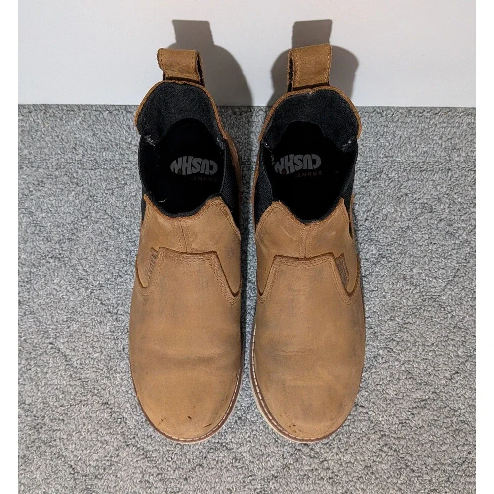 Brunt Ohman Boots Composite Toe Shoes Mens Size 9.5 Brown
